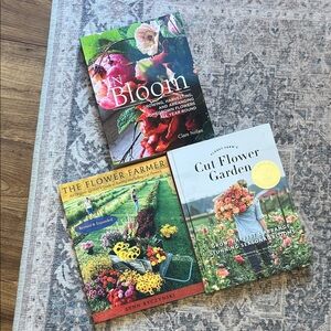 Bundle of Books: Floret Farms Cut Flower Garden, In Bloom, and The Flower Farmer